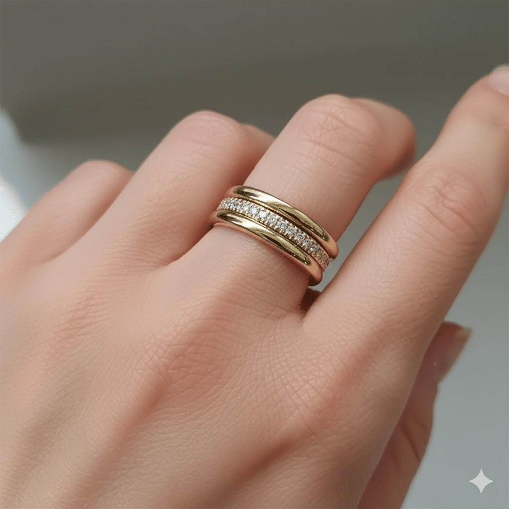 Cubiz Micro Zircon Ring - Jewel Glimpse