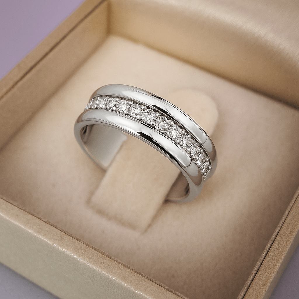 Cubiz Micro Zircon Ring - Jewel Glimpse