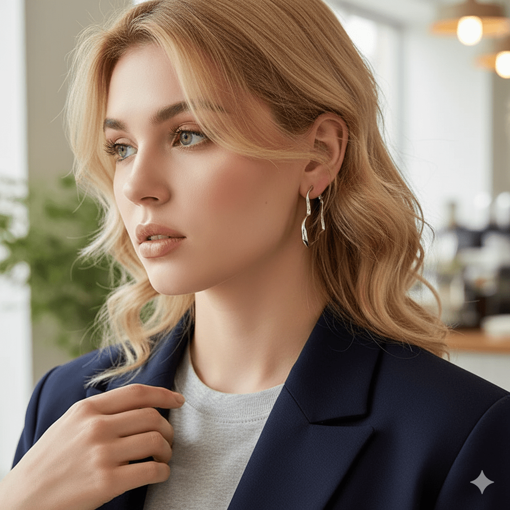 Hollow Heart Design Earring - Jewel Glimpse