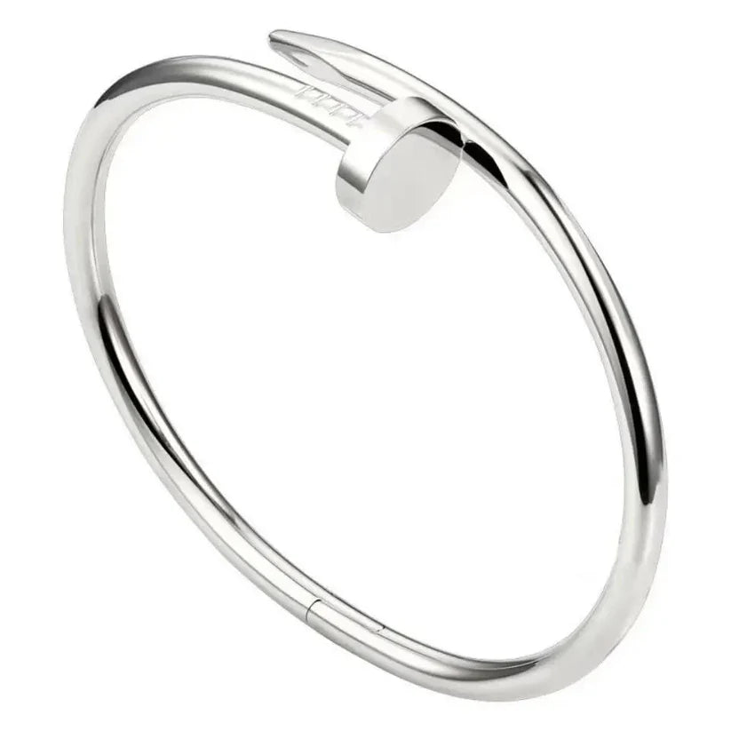 Nail Bangle Stainless Steel - Jewel Glimpse