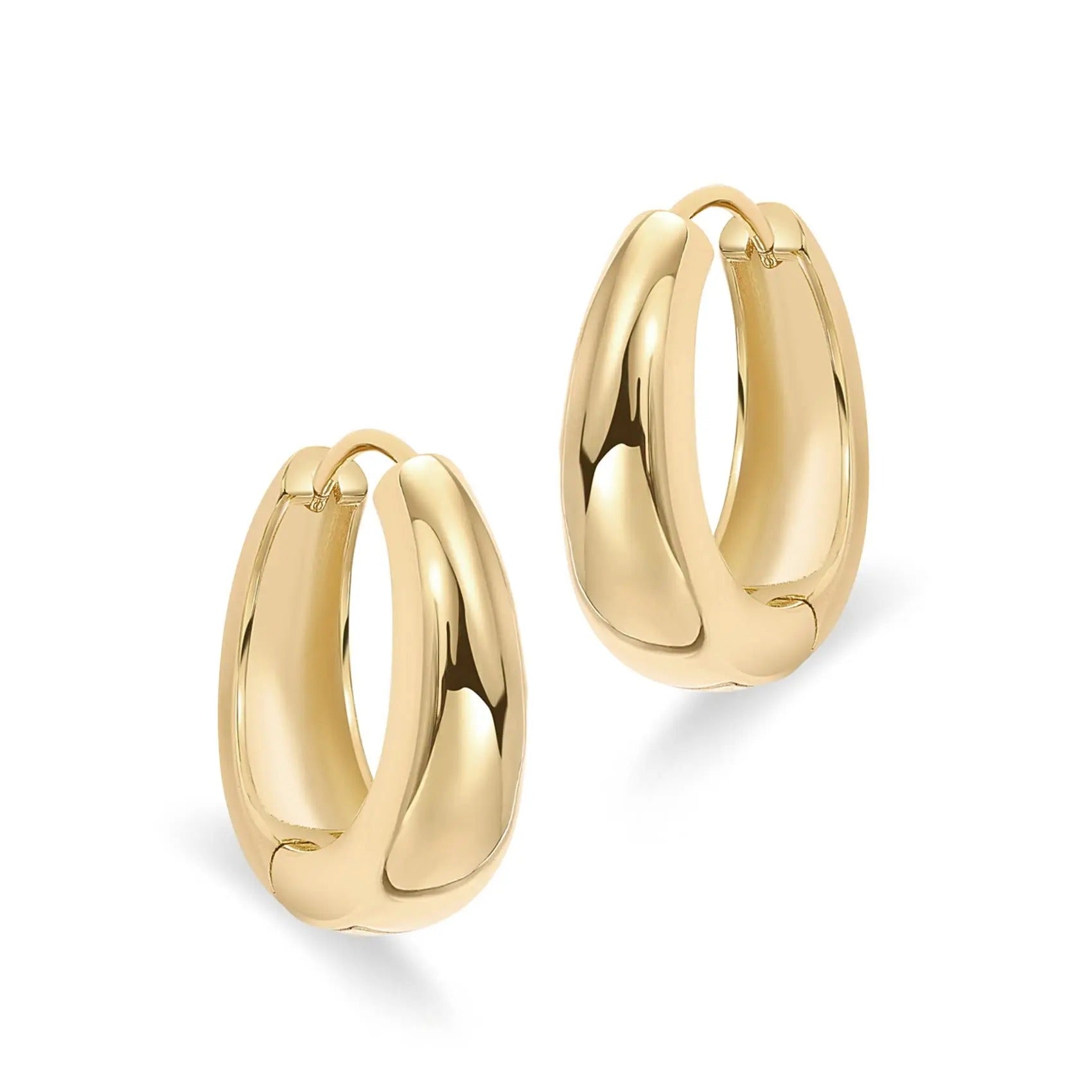 Chunky Hoops Earrings - Jewel Glimpse